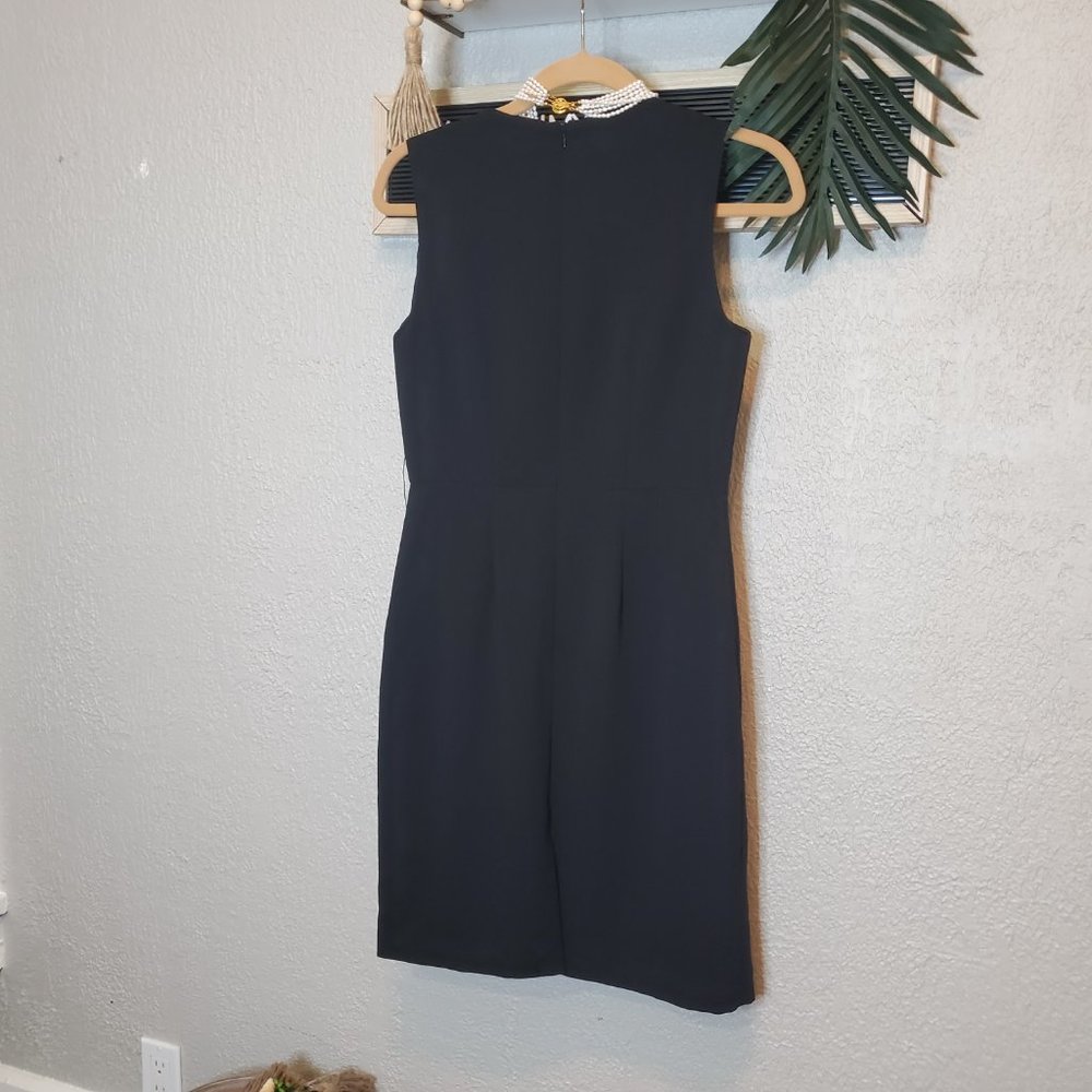 Spense I Black Career Professional Ruffled Dress Size 4 - Picture 6 of 11